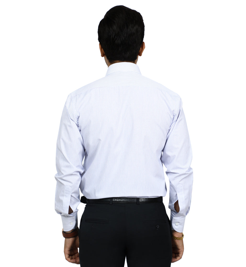 Men's Luxury Formal Shirt - AB19514-White