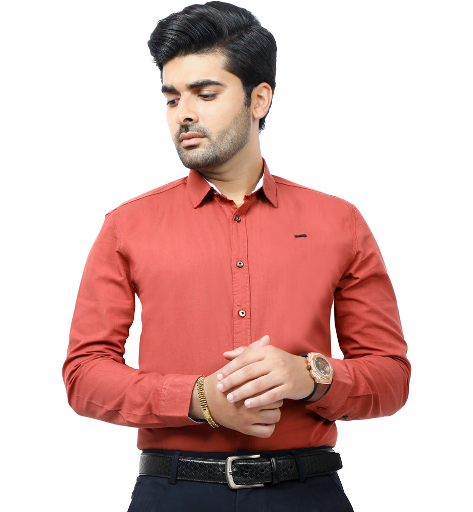 Men's Casual Shirt - AG198-190-Maroon
