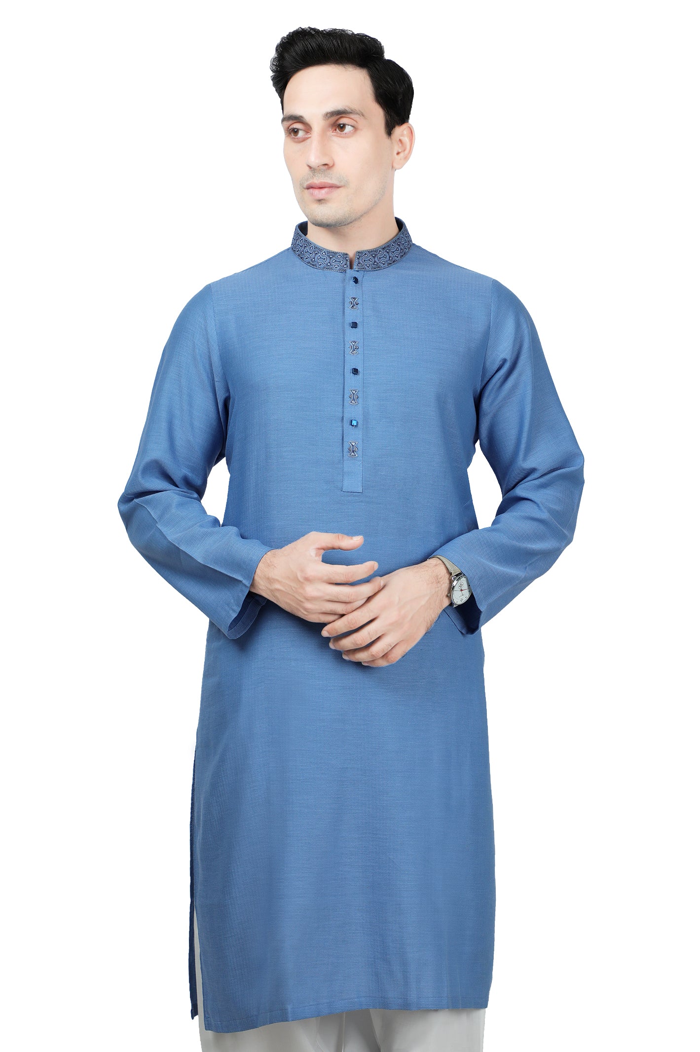 KURTA ONLY for Men - EA2926-Blue