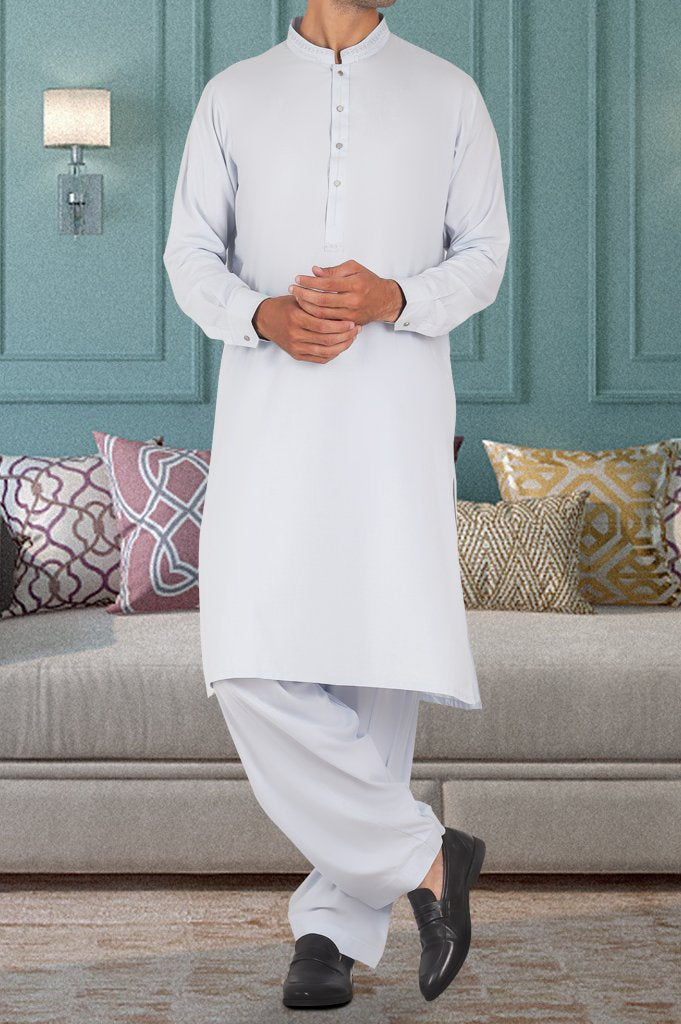 Formal Shalwar Suit for Man (EG2569-Sky Blue) - Diners