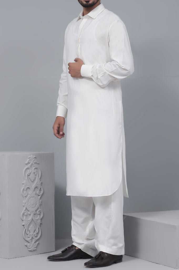Formal Shalwar Suit for Men (EG2590-OFF-WHITE) - Diners