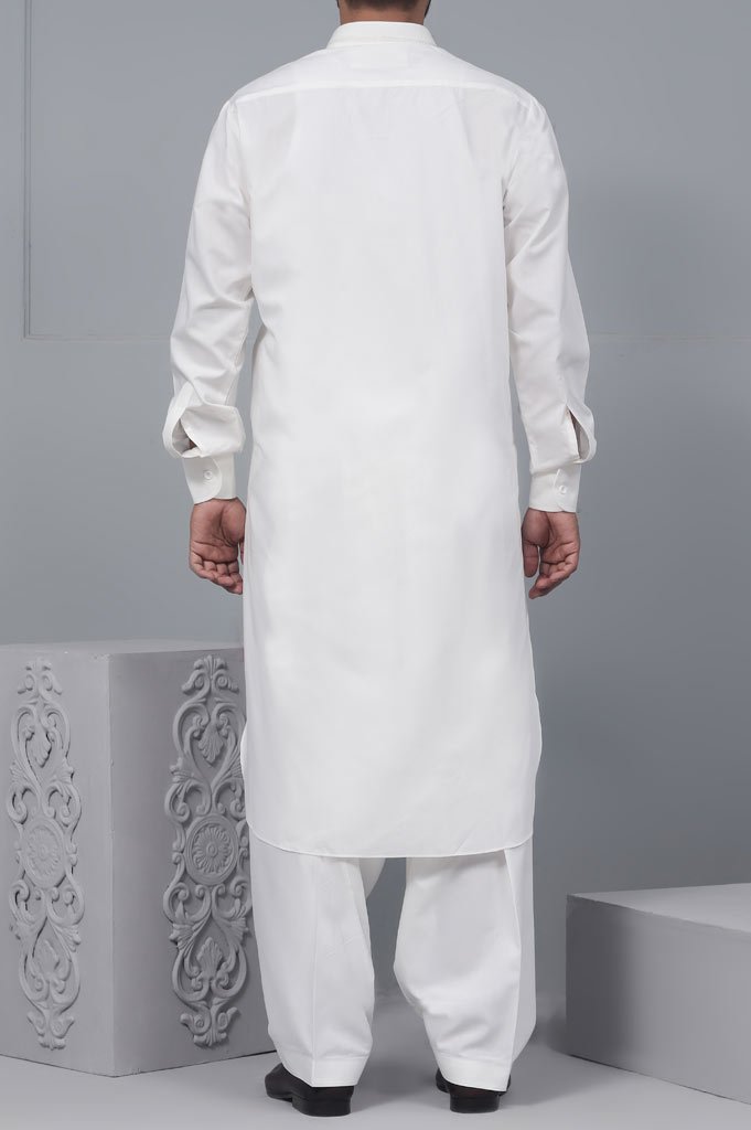 Formal Shalwar Suit for Men (EG2590-OFF-WHITE) - Diners