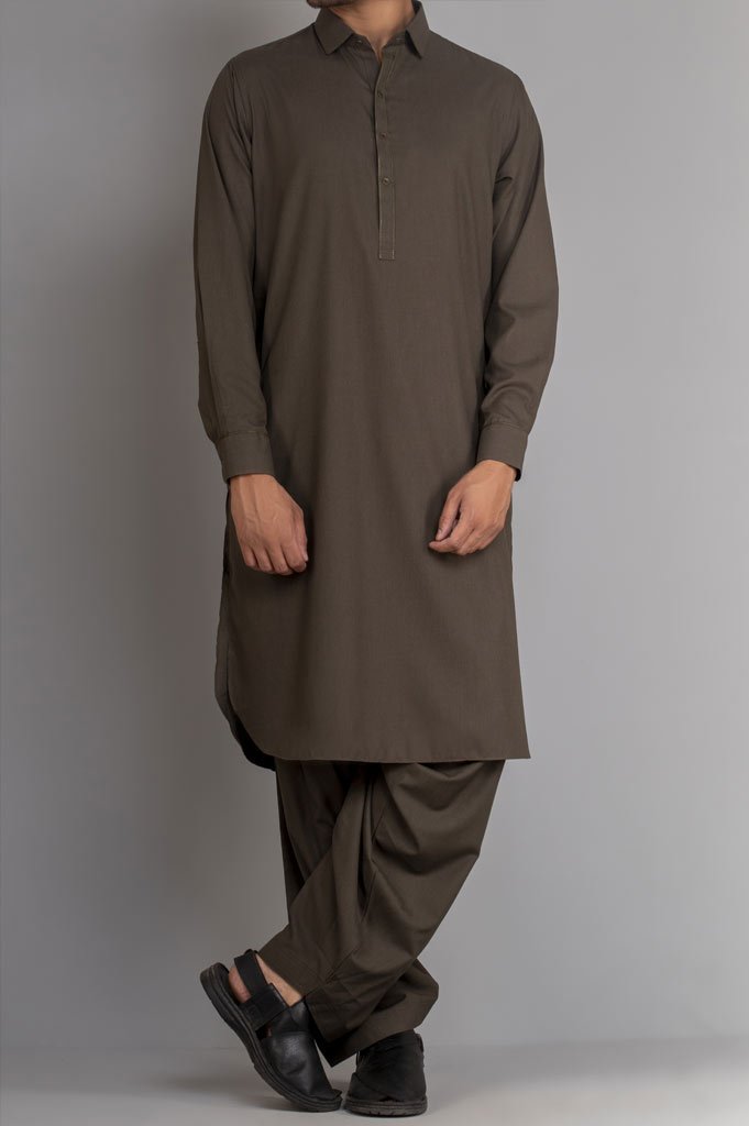 Formal Shalwar Suit for Man SKU: EG2710-Green - Diners