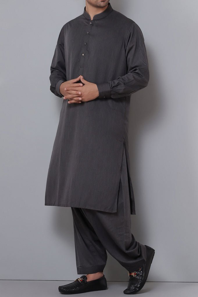 Formal Shalwar Suit for Man SKU: EG2731-D-Grey - Diners