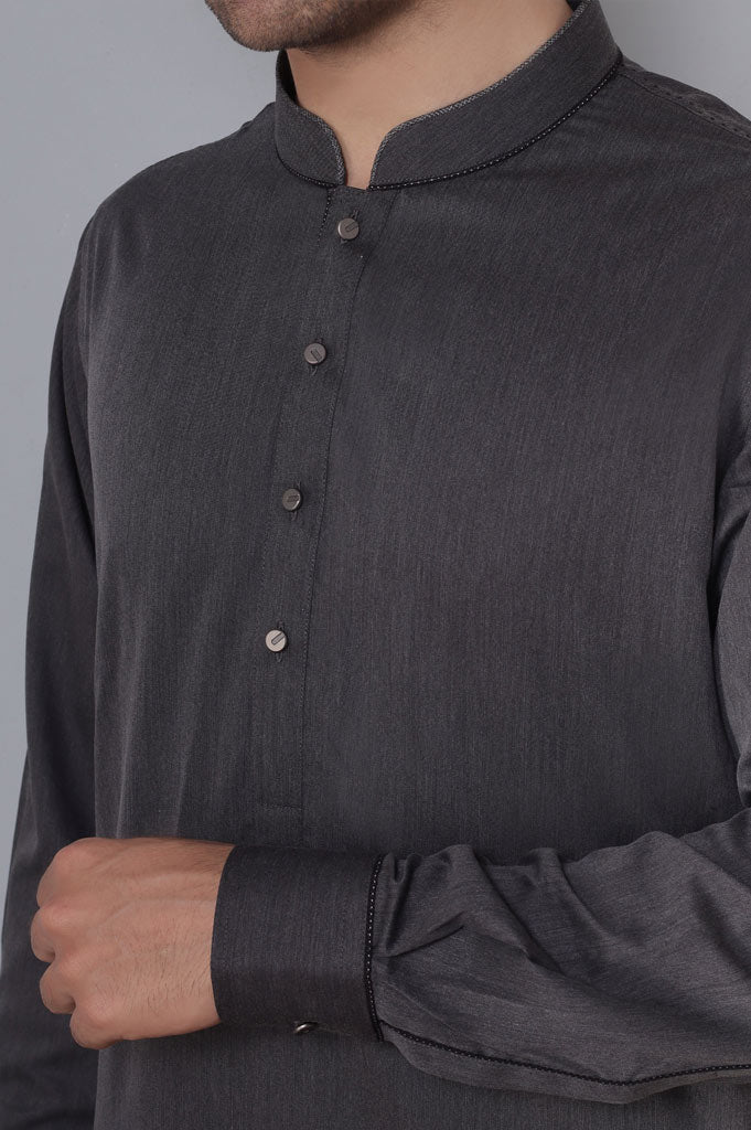 Formal Shalwar Suit for Man SKU: EG2731-D-Grey - Diners