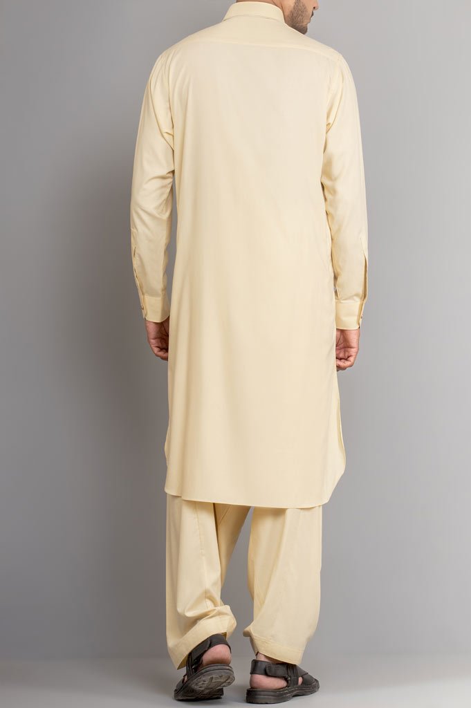 Formal Shalwar Suit for Men SKU: EG2709-Cream - Diners
