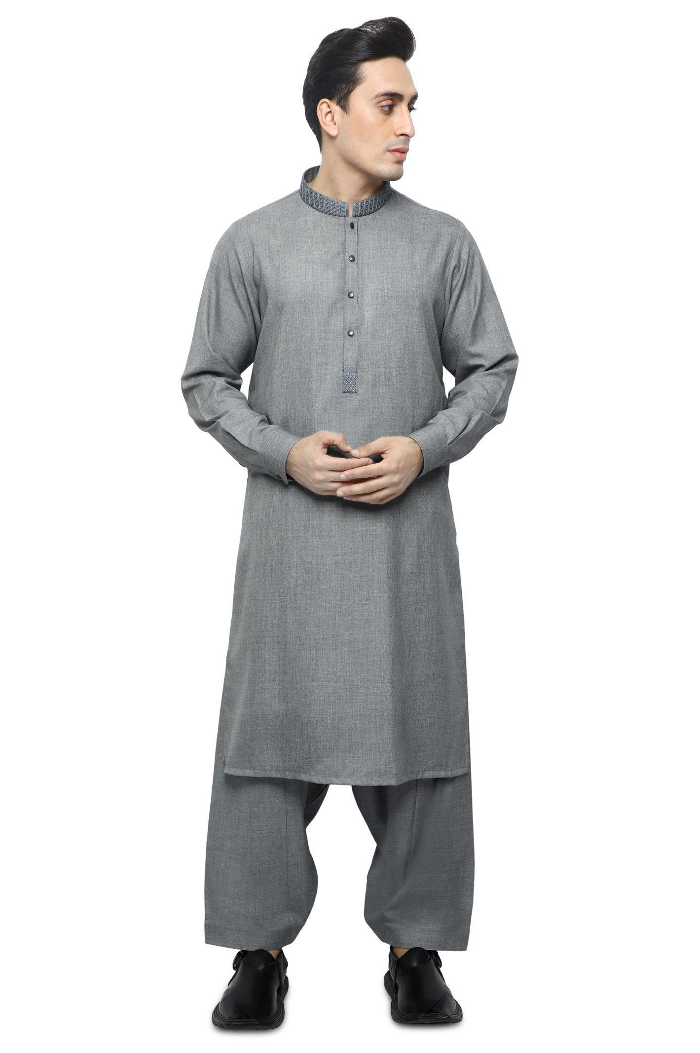 Formal Shalwar Suit for Men SKU: EG2841-GREY - Diners