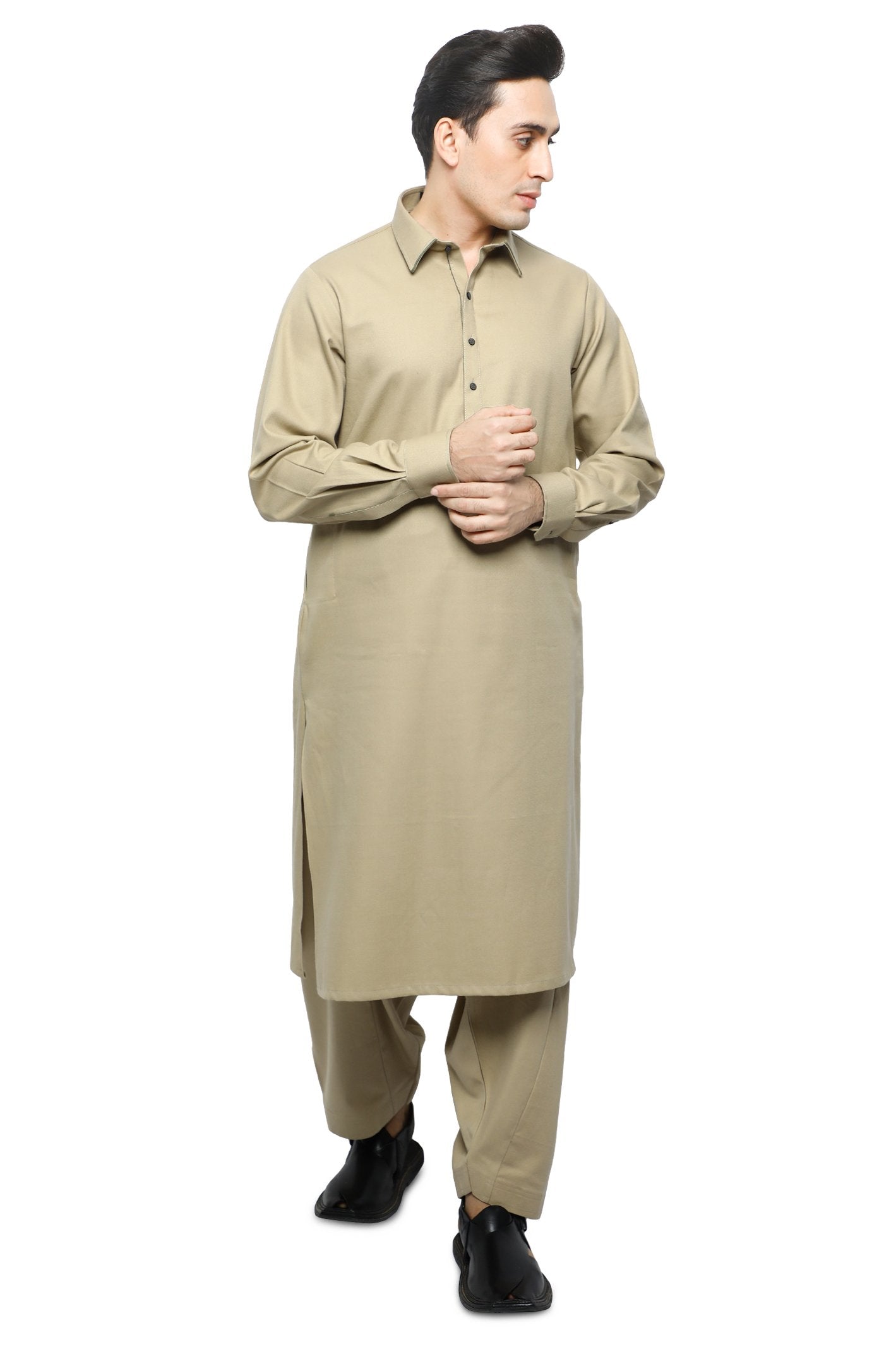 Formal Shalwar Suit for Men SKU: EG2847-FAWN - Diners