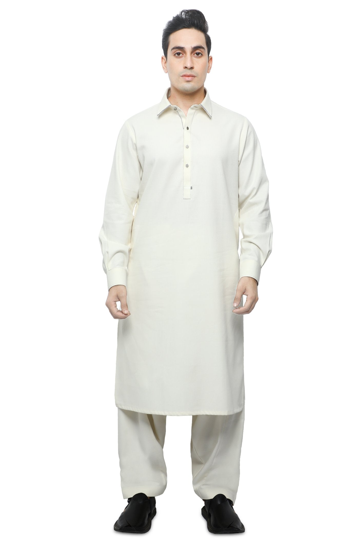 Formal Shalwar Suit for Men SKU: EG2847-OFFWHITE - Diners