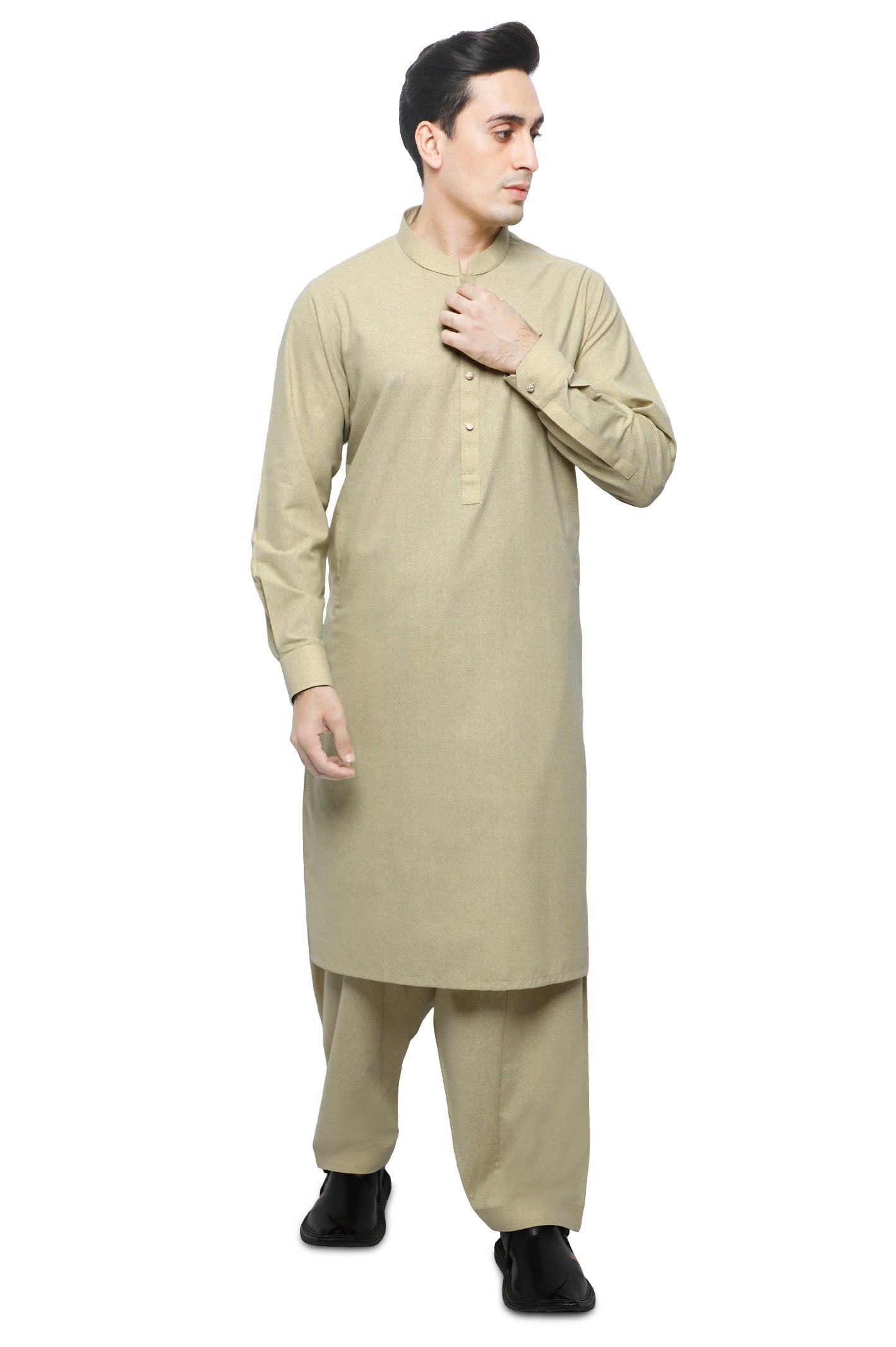 Formal Shalwar Suit for Men SKU: EG2855-FAWN - Diners