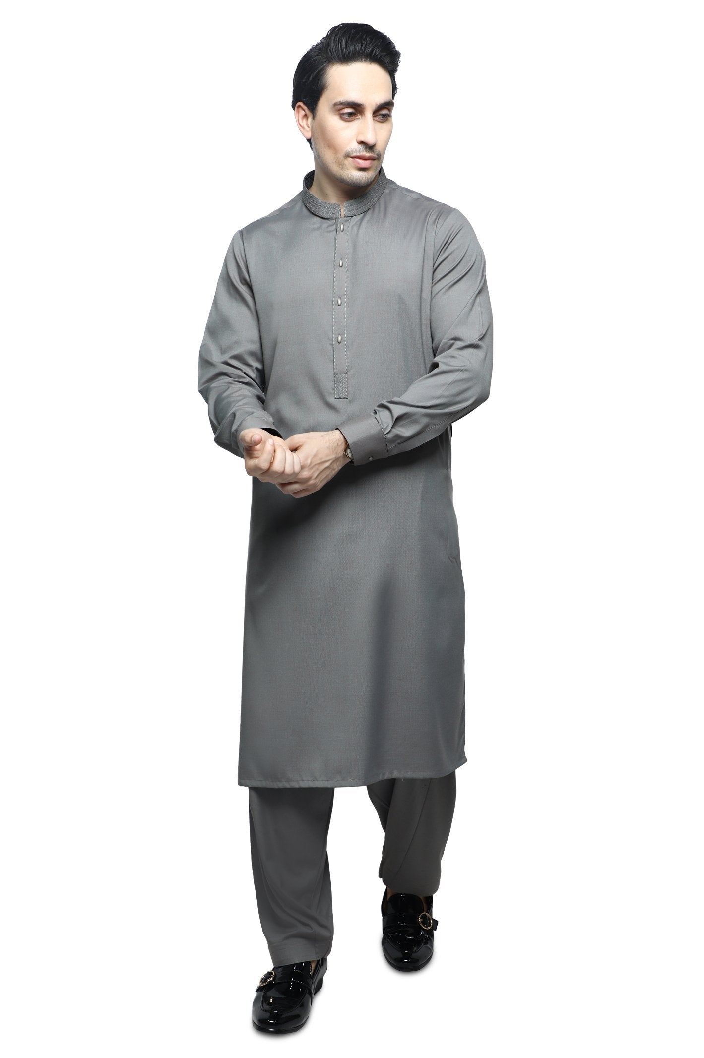 Formal Shalwar Suit for Men SKU: EG2876-GREY - Diners