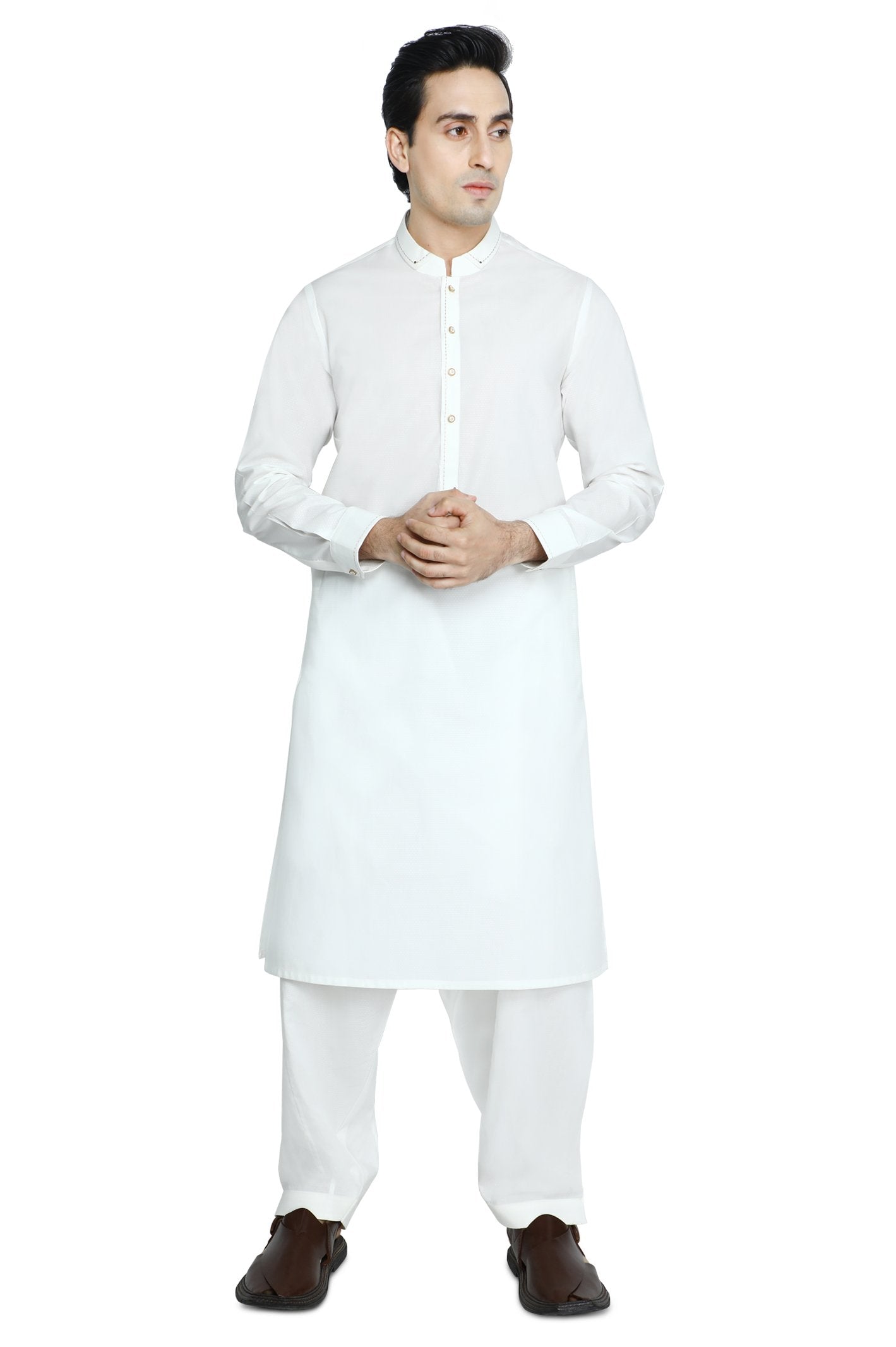 Formal Shalwar Suit for Men - EG2894 - OFF WHITE