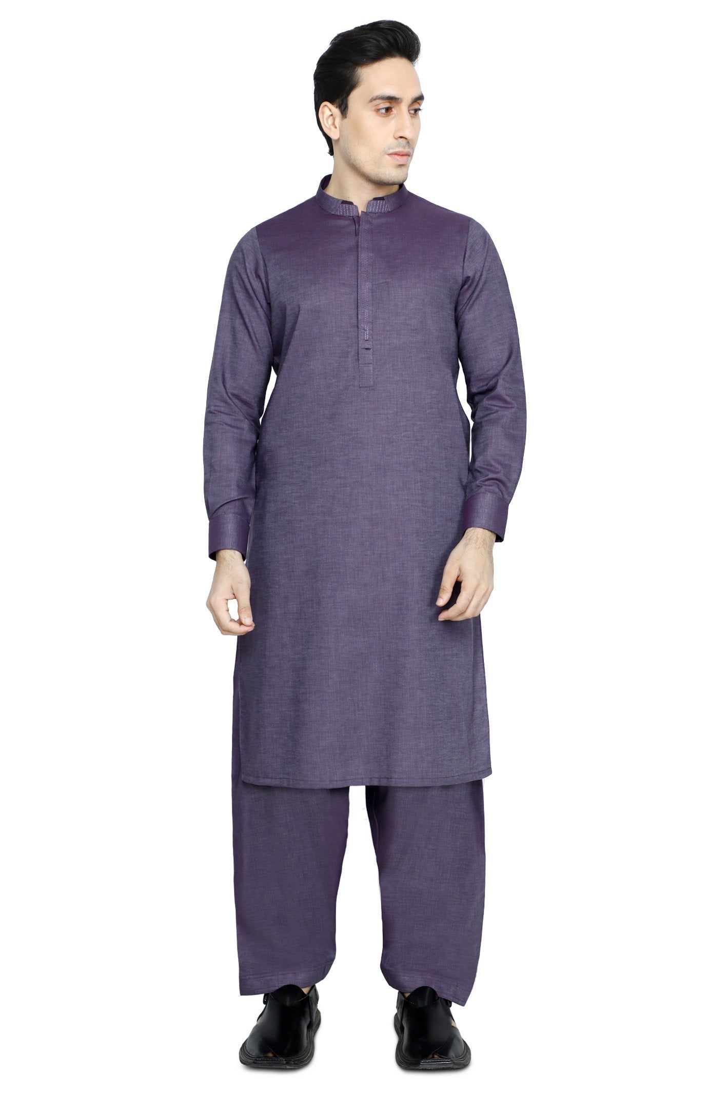 Formal Shalwar Suit for Men - EG2895-D-PURPLE