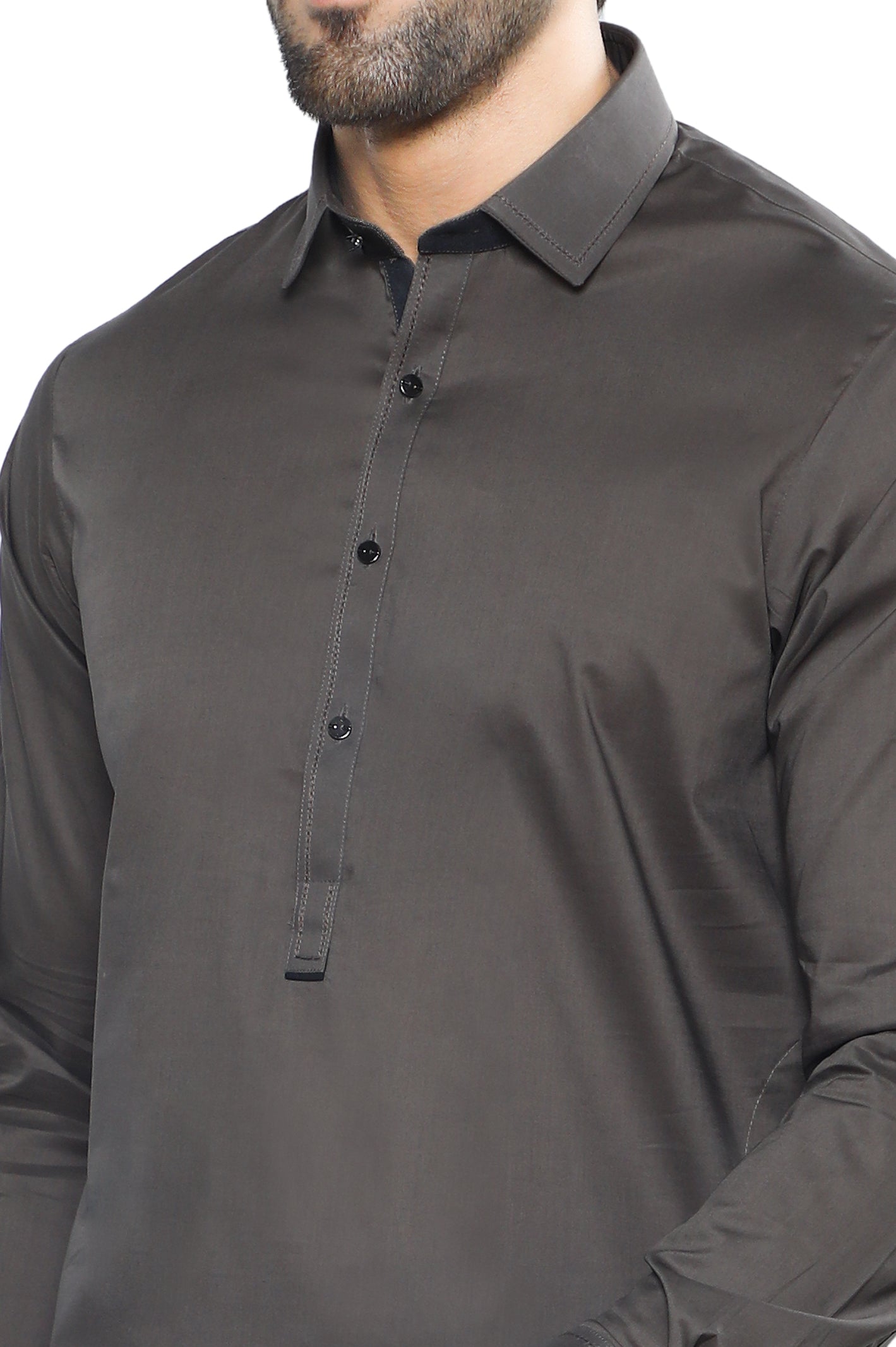 Formal Shalwar Suit for Men SKU: EG3019-D-GREY