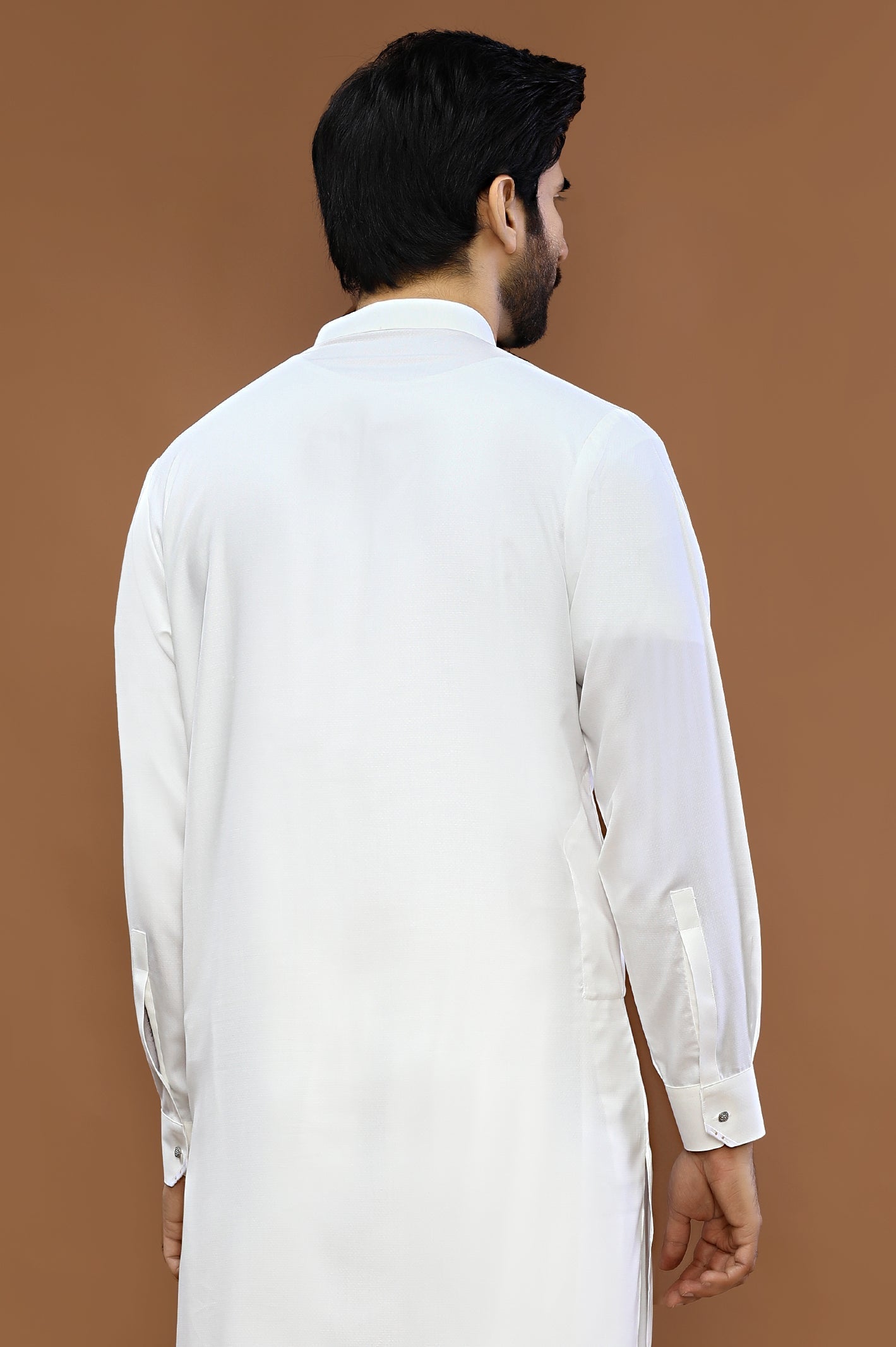 Off White Wash & Wear Shalwar Kameez - Diners