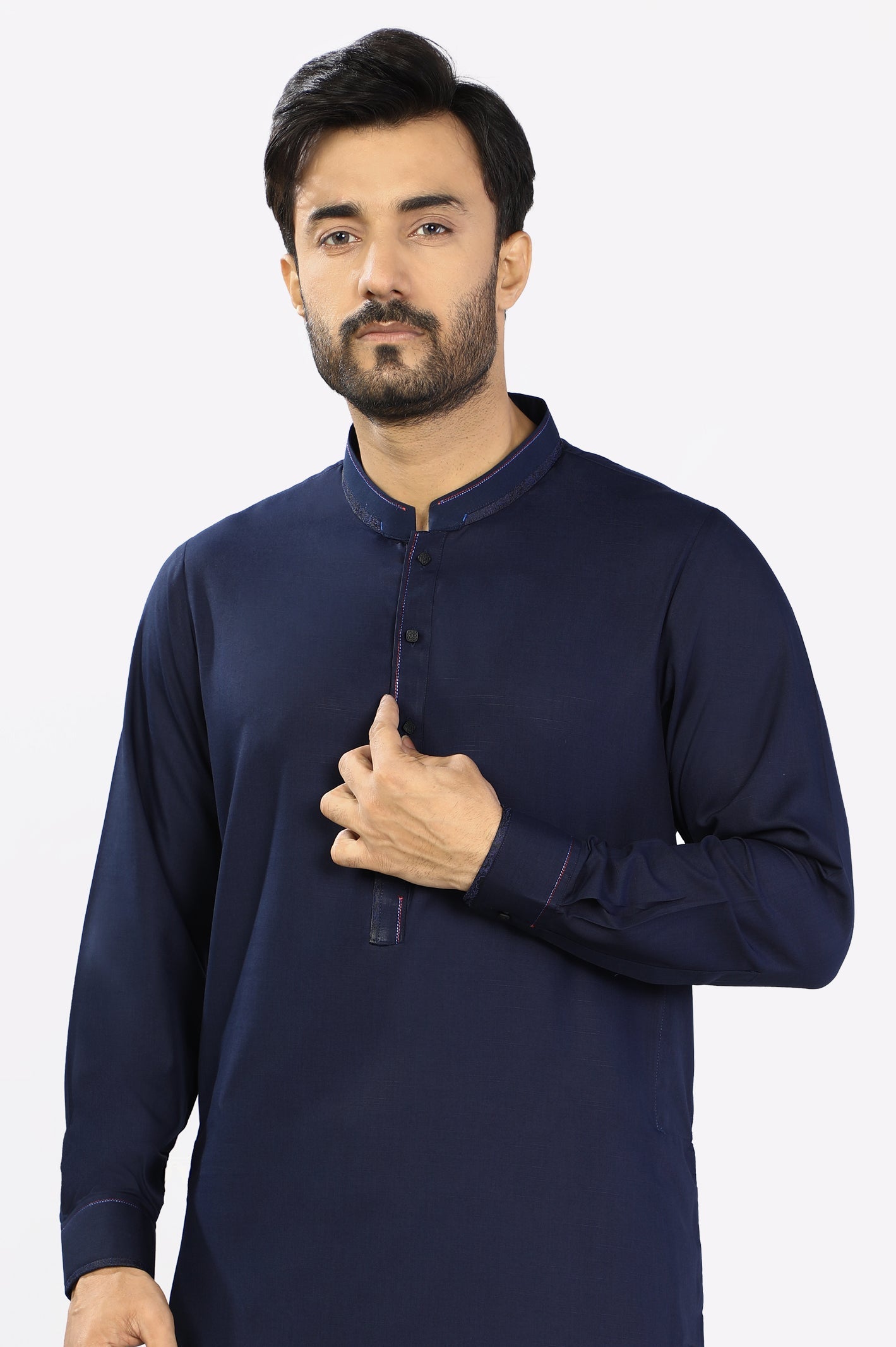 Navy Blue Formal Shalwar Kameez From Diners