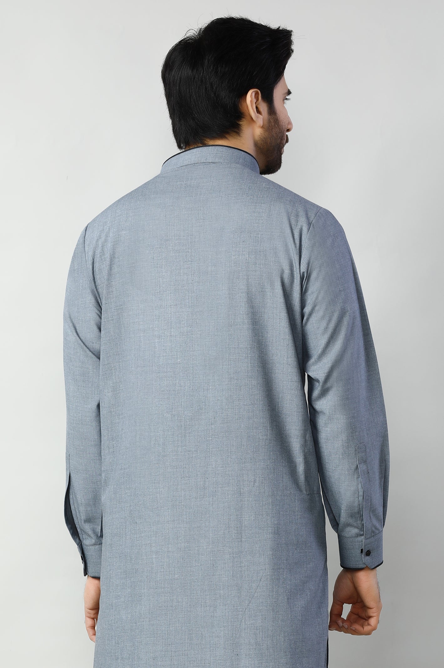 Grey Wash & Wear Shalwar Kameez - Diners
