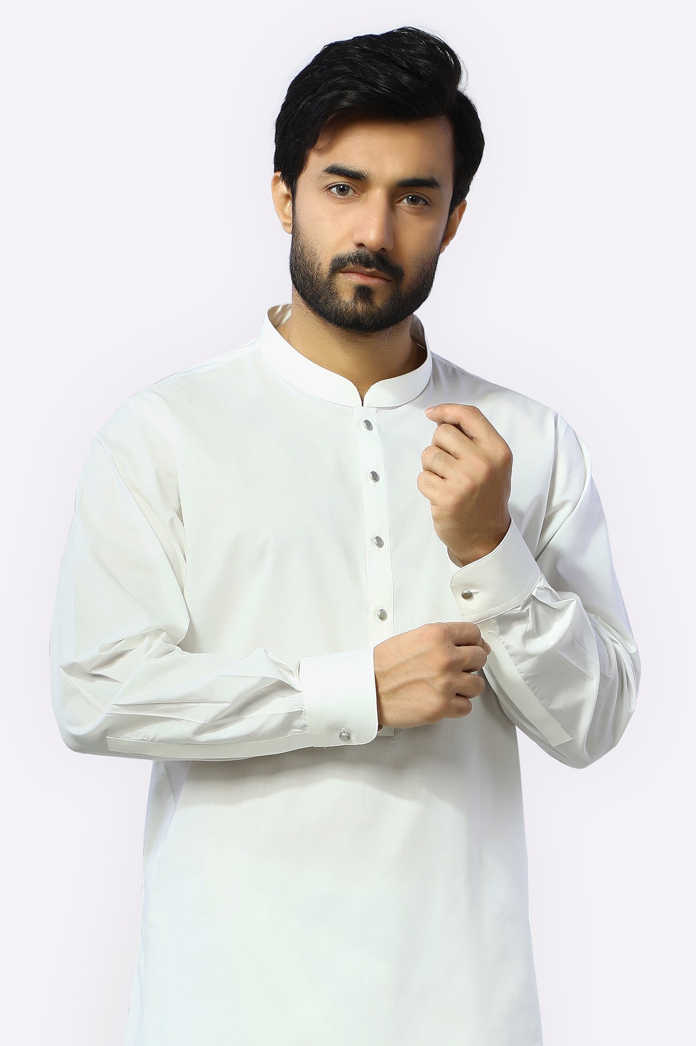 Off White Cotton Shalwar Kameez From Diners