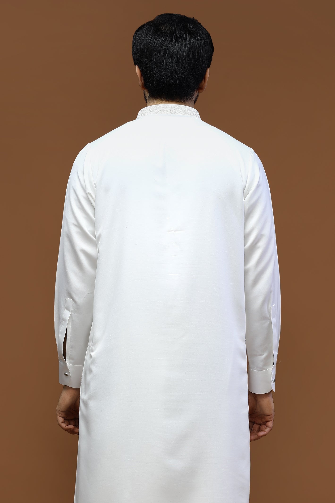 Off White Wash & Wear Shalwar Kameez - Diners