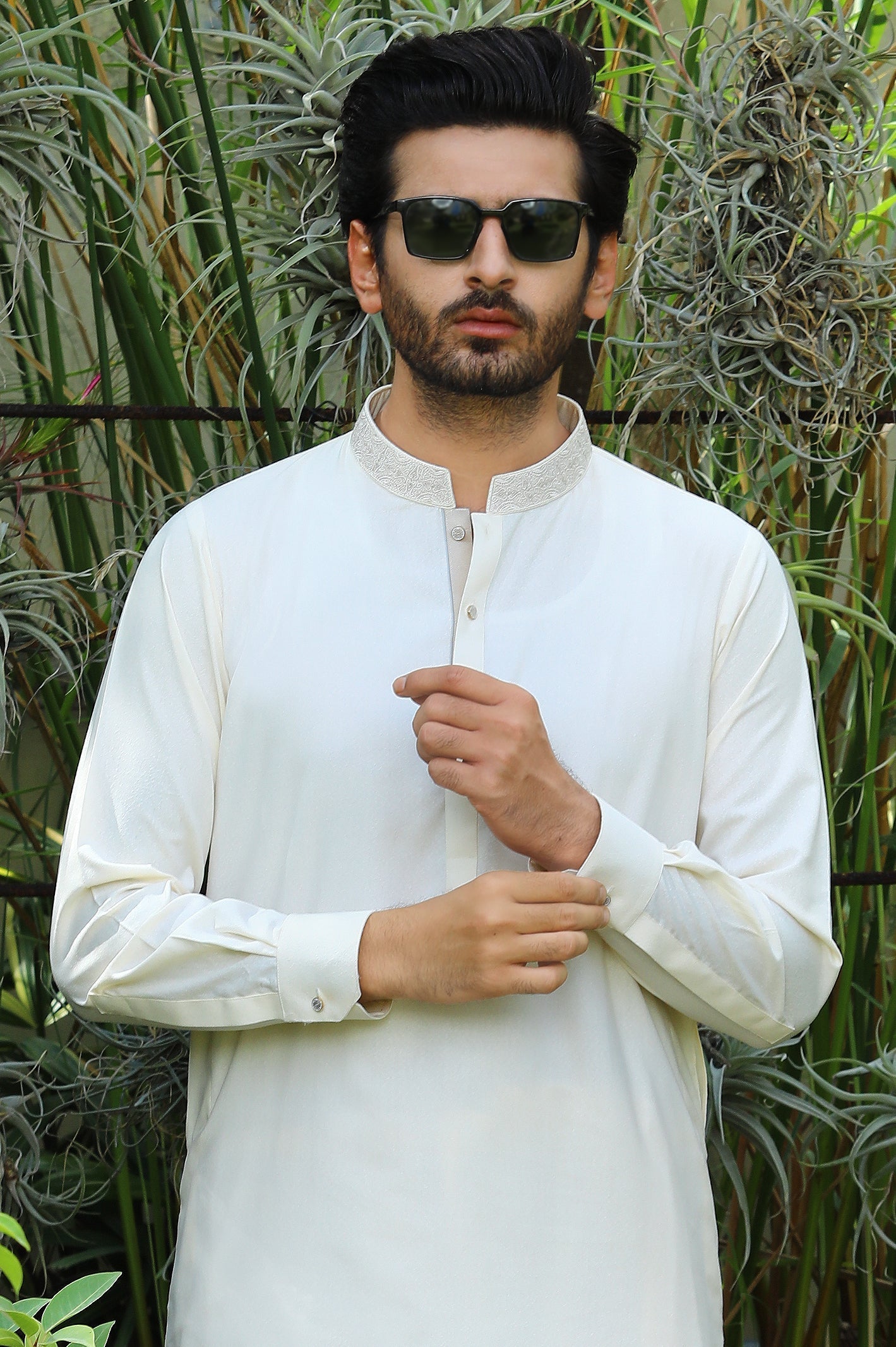 Cream Shalwar Kameez - Diners