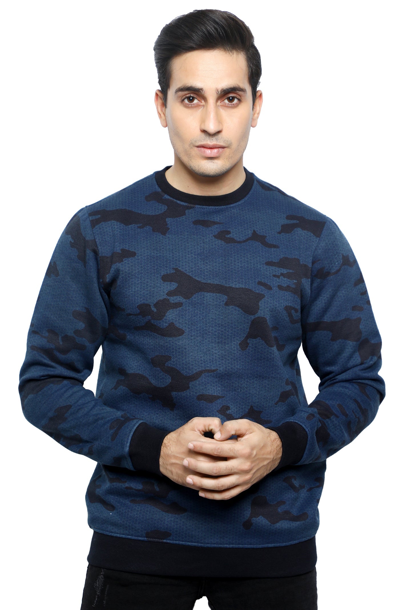 Diner's Men's Sweat Shirt SKU: FA909-N-BLUE - Diners