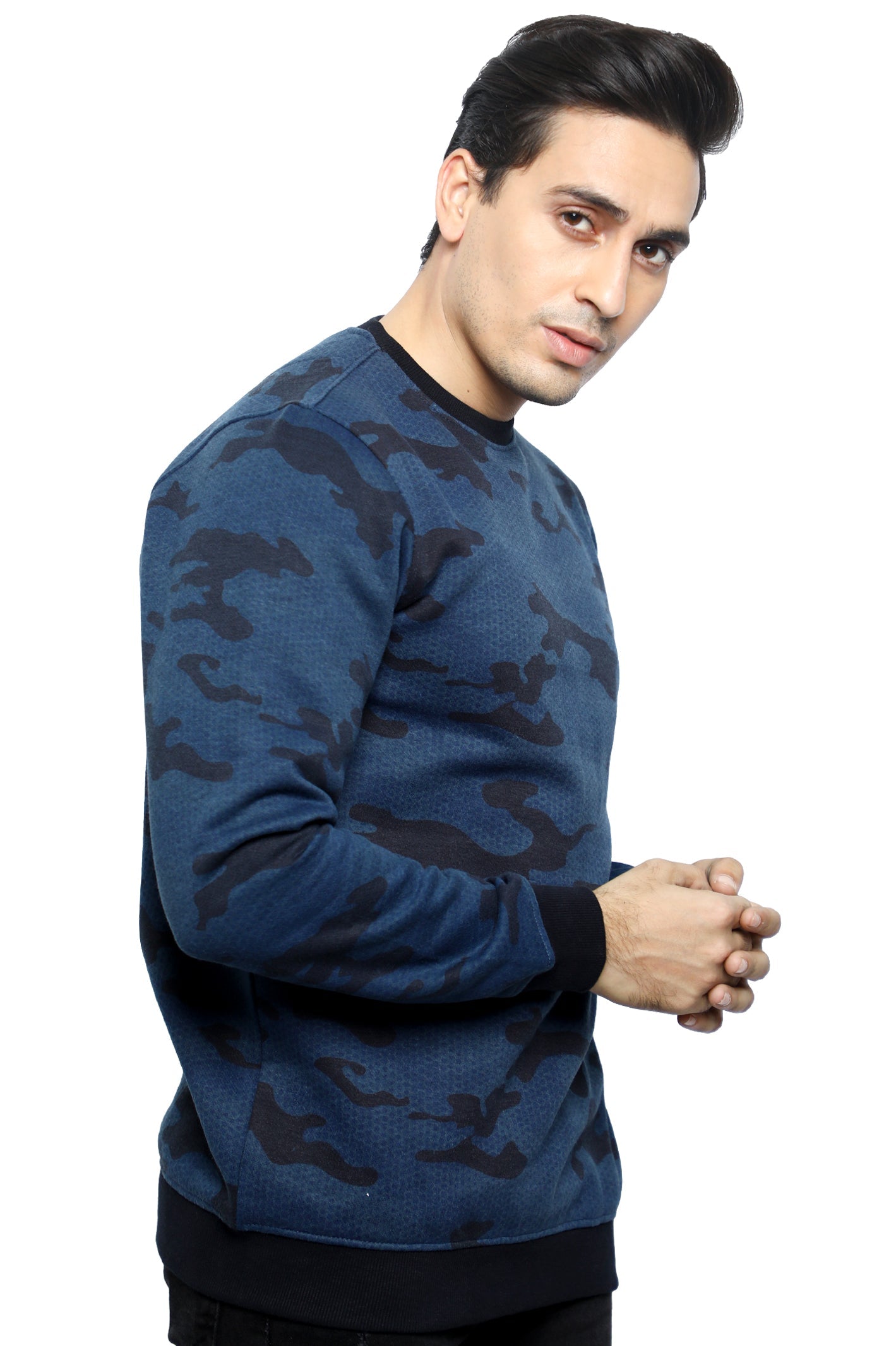 Diner's Men's Sweat Shirt SKU: FA909-N-BLUE - Diners
