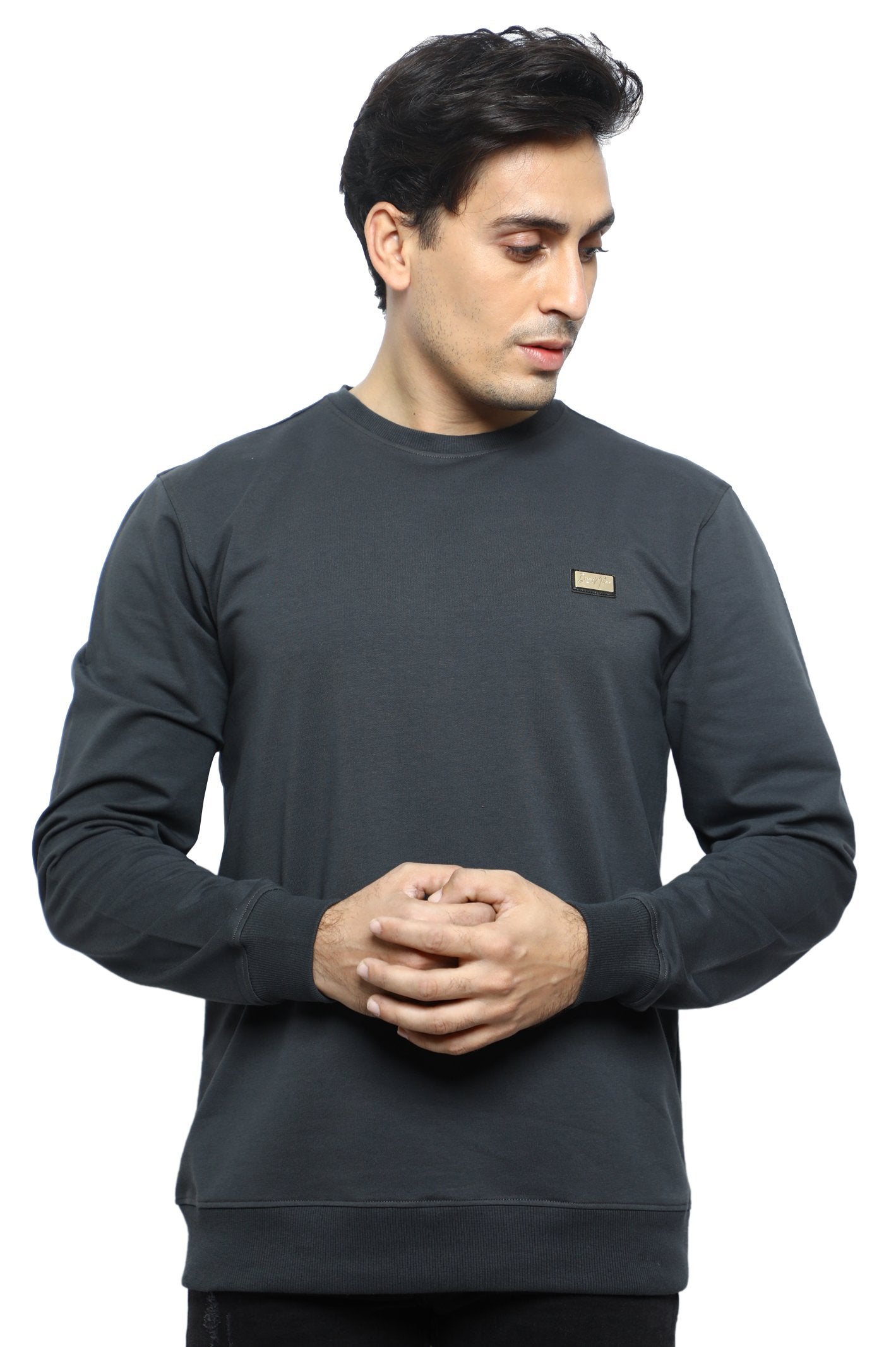 Diners Men's Dark Grey Sweater - FA910-21