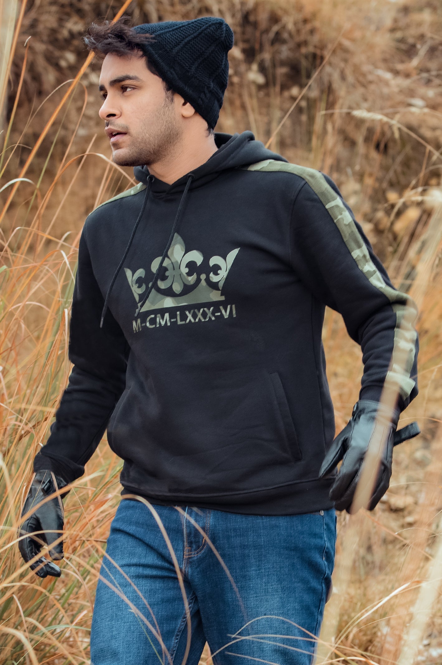 Diner's Men's Hoodie SKU: FA926-BLACK - Diners