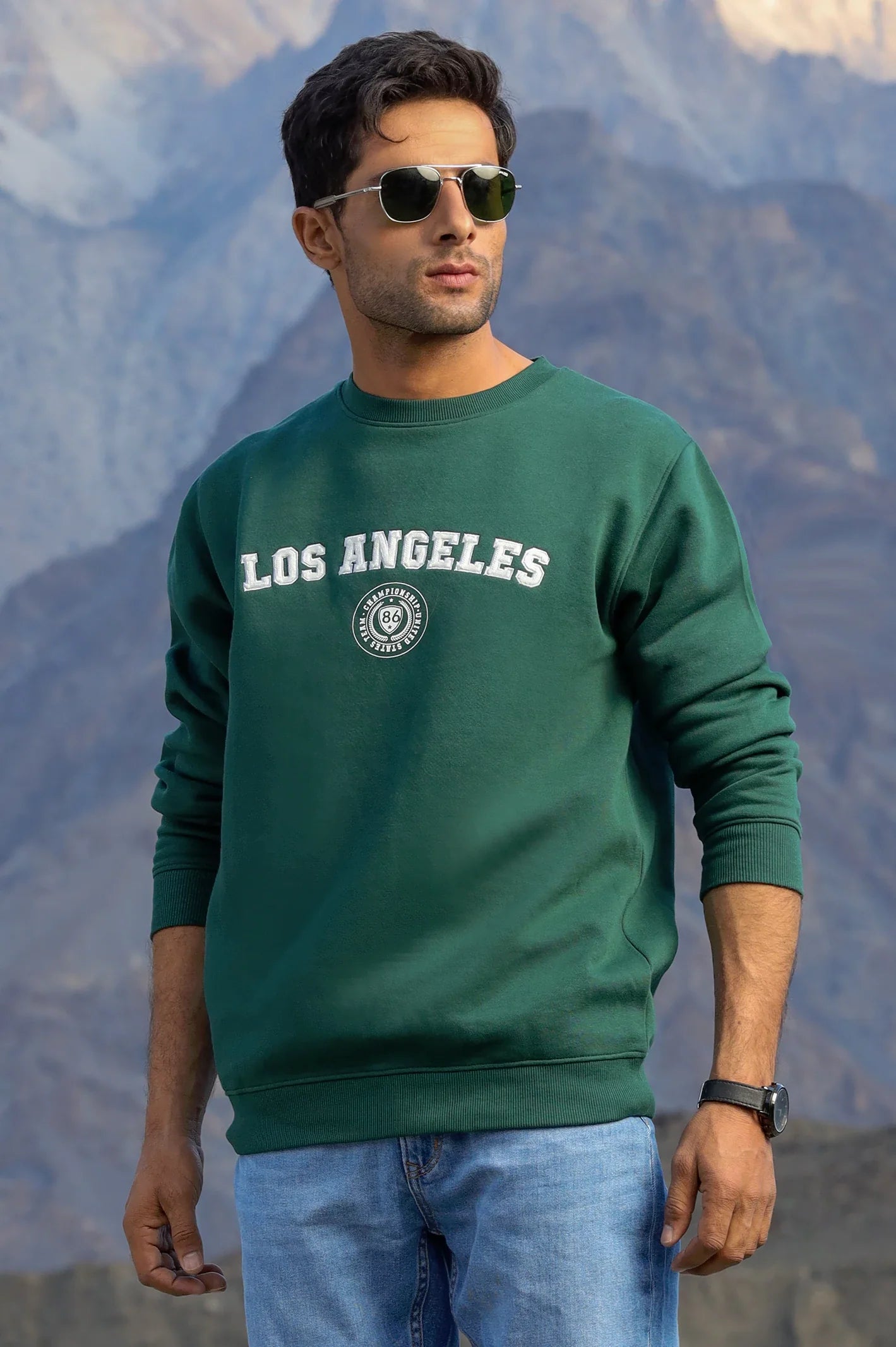 Los Angeles Embroidered Sweatshirt