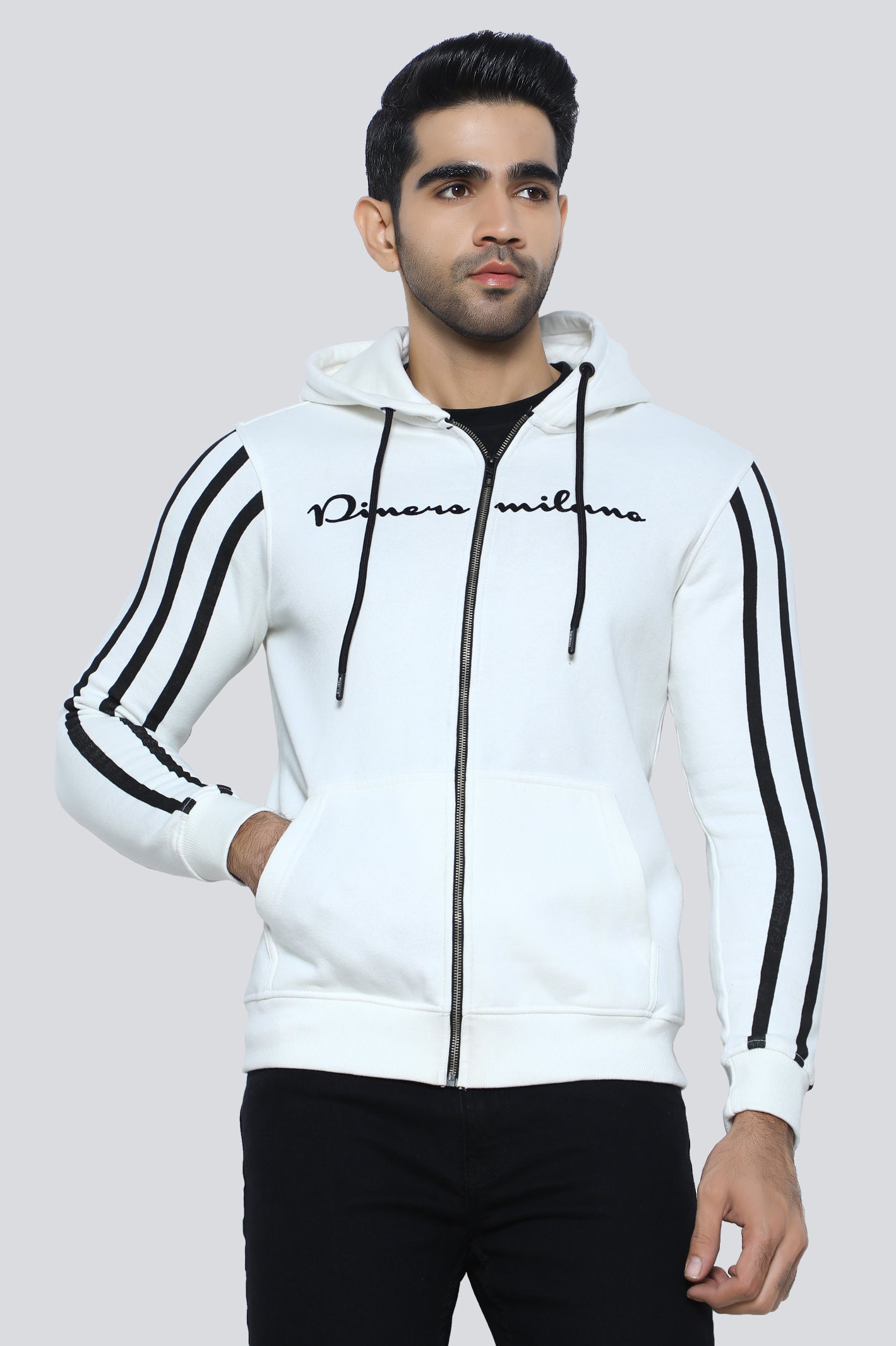 Men's Zipper Hoodie - Diners