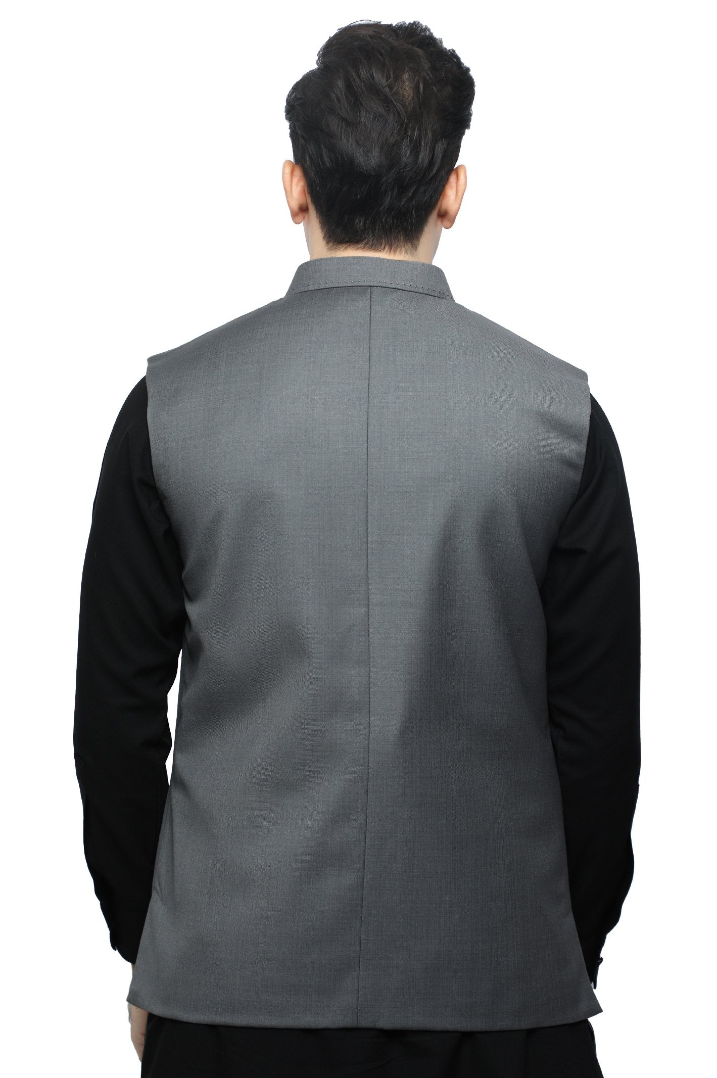 Waist coat For Men-GA3385-GREY