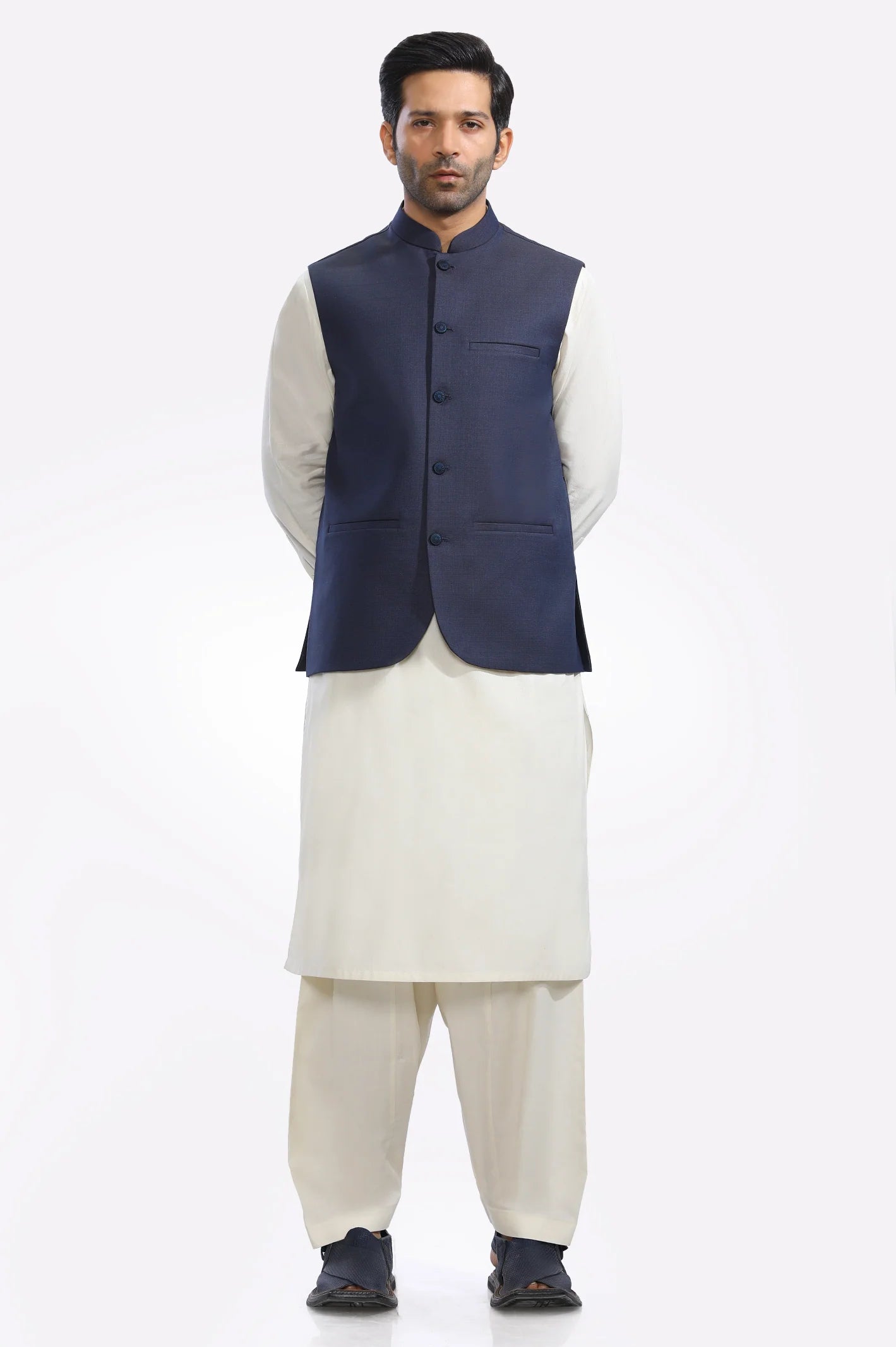 Dark Blue Waistcoat From Diners