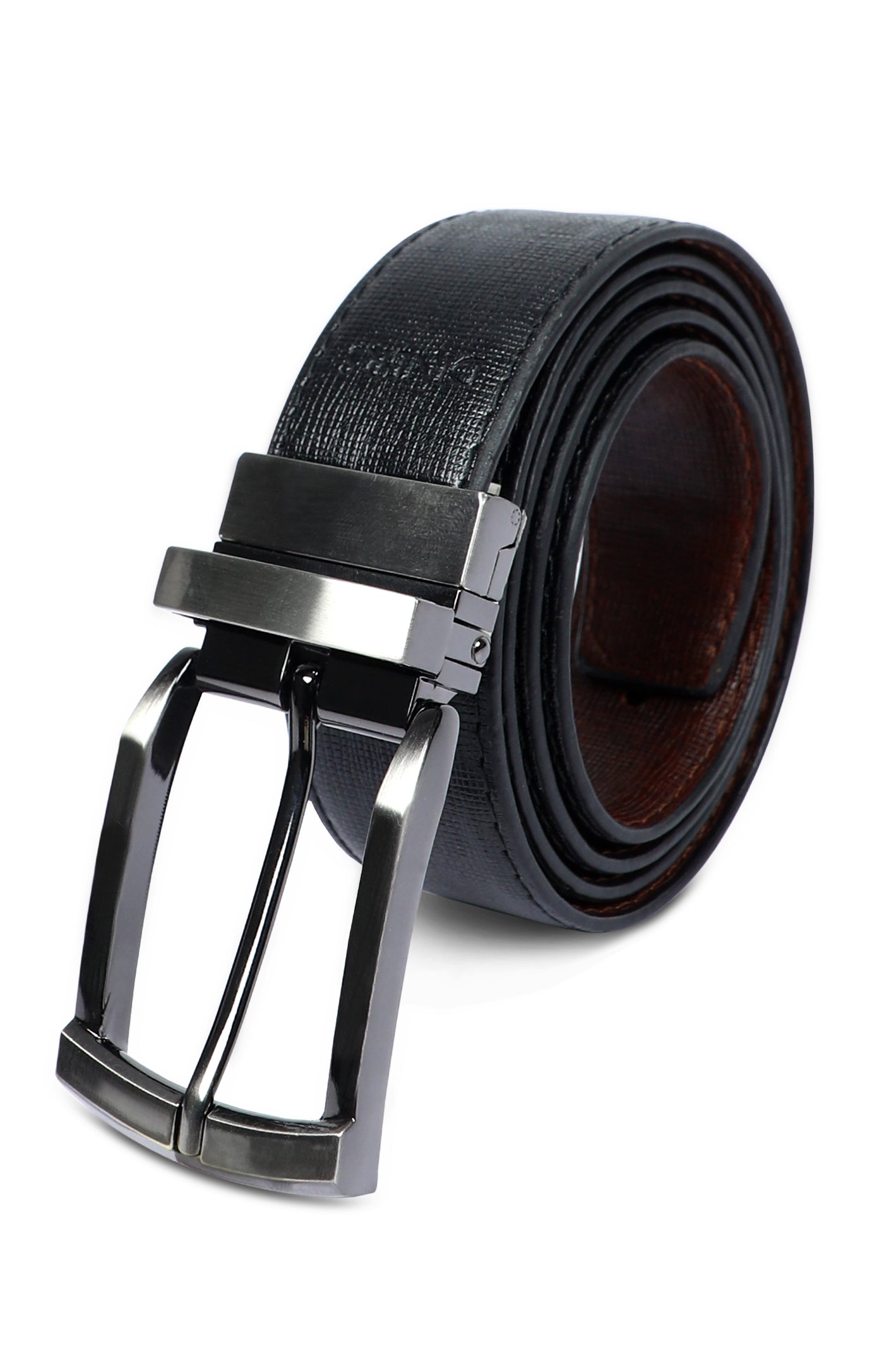 Men's Double Sided Belt SKU: IE04-BLACK & TAN - Diners