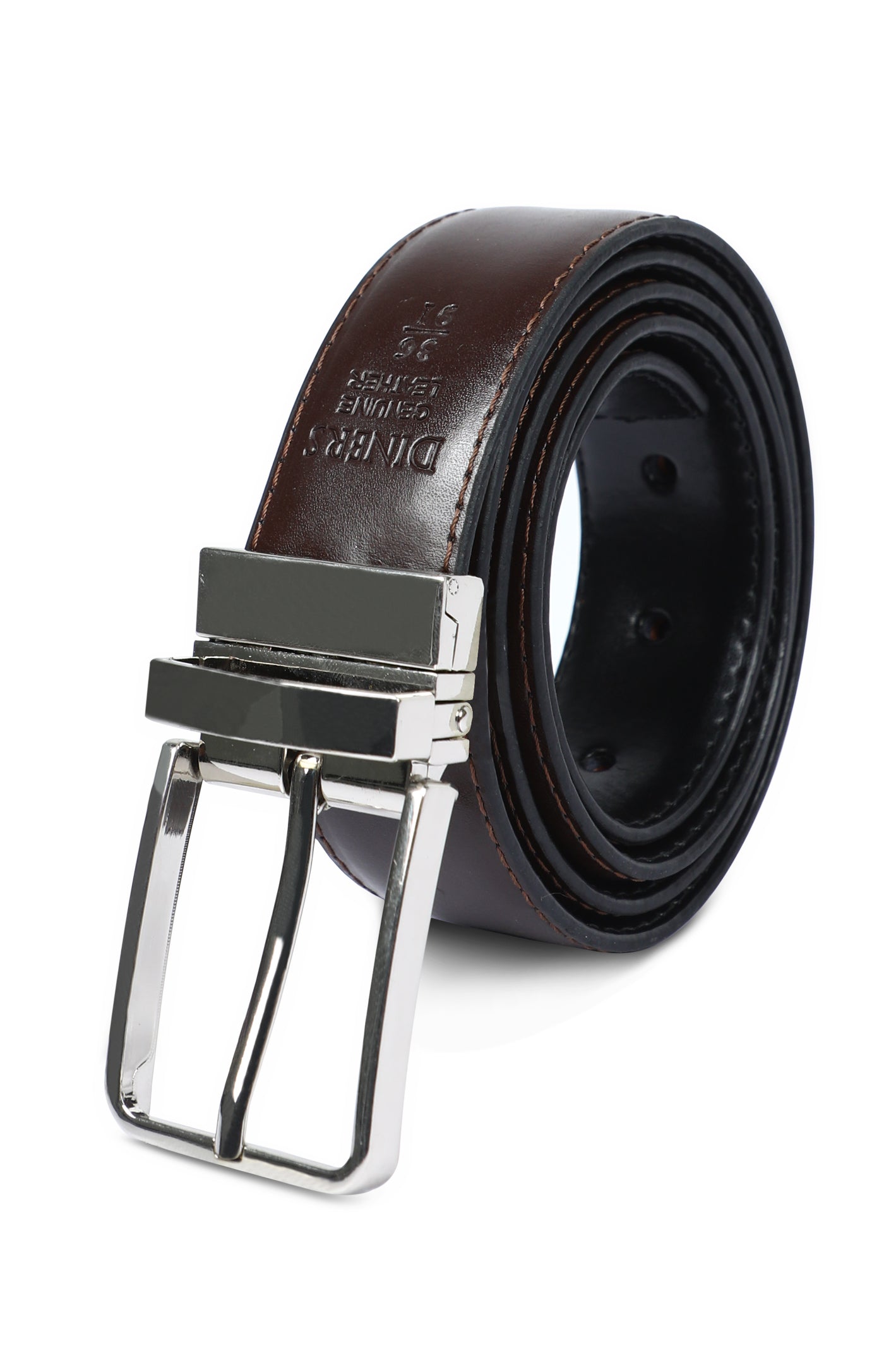 Men's Double Sided Belt SKU: IE05-BLACK & BROWN - Diners