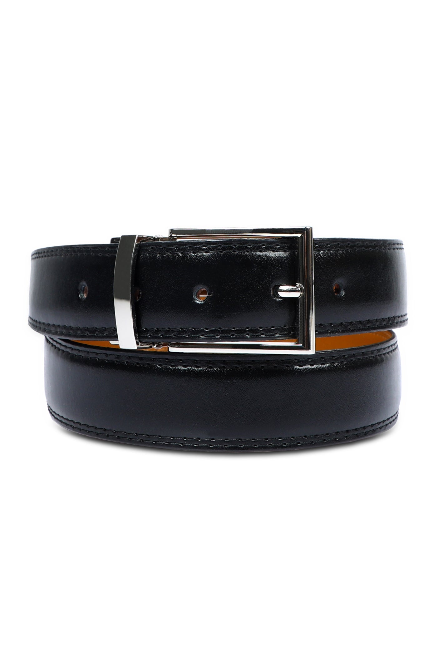 Men's Double Sided Belt SKU: IE06-BLACK & MUSTARD - Diners