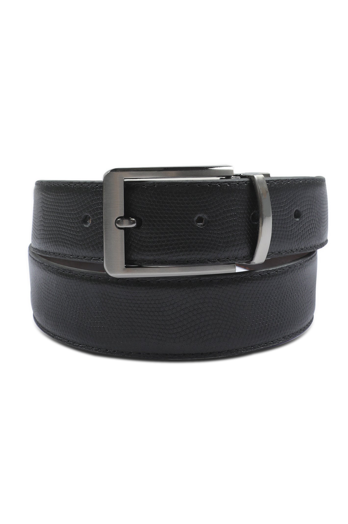 Men's Double Sided Belt SKU: IE10-BLACK & BROWN - Diners