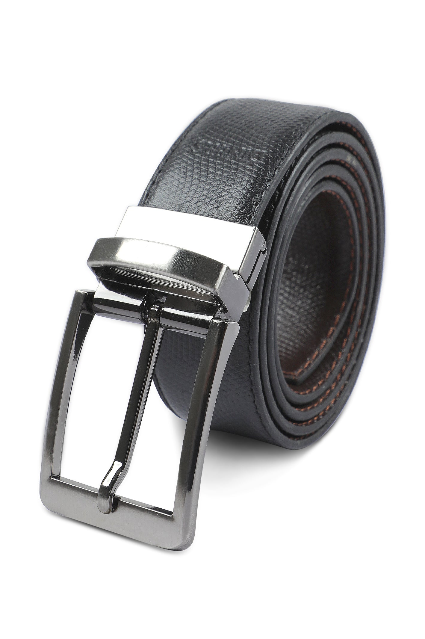 Men's Double Sided Belt SKU: IE10-BLACK & BROWN - Diners