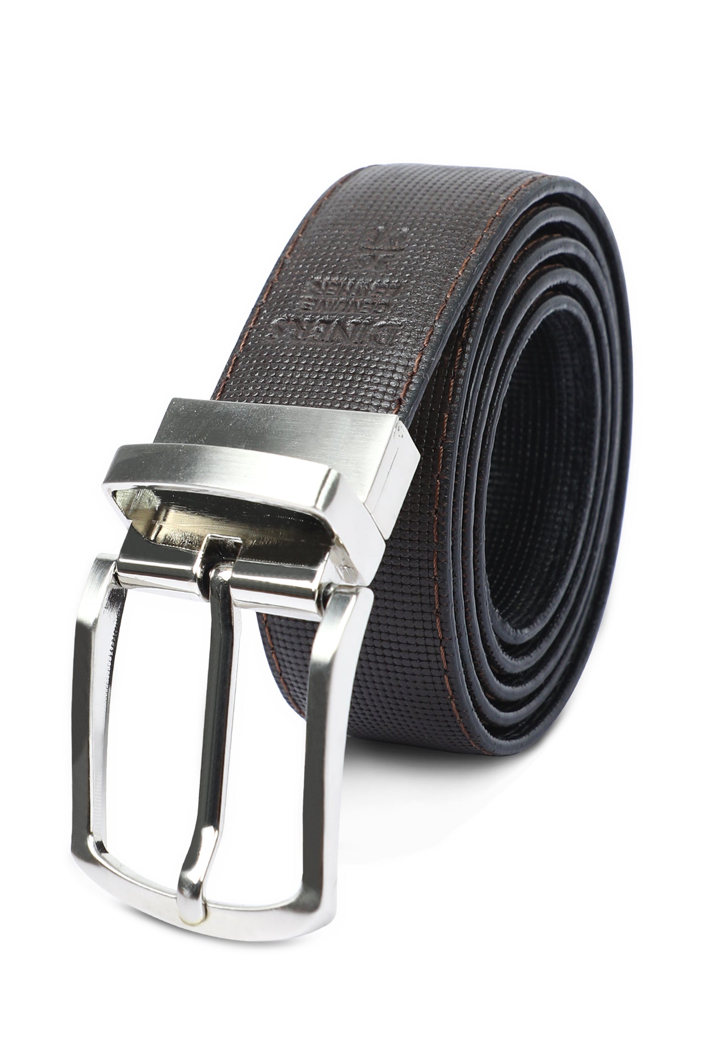 Men's Double Sided Belt SKU: IE11-BLACK & BROWN - Diners