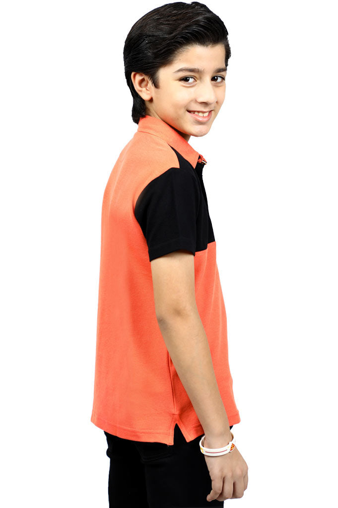 Boys T-Shirt In Orange KBA-0228 - Diners