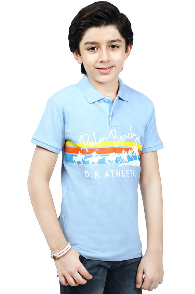 Boys T-Shirt In SKY BLUE KBA-0237 - Diners