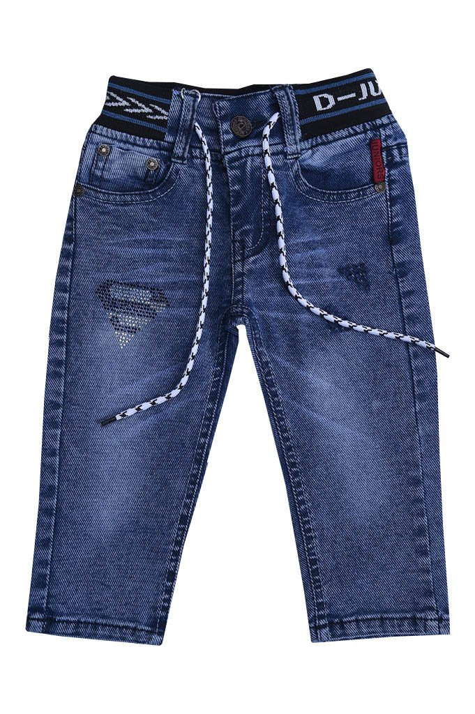 Trouser For Kids In Blue SKU: KBC-0318 Blue - Diners