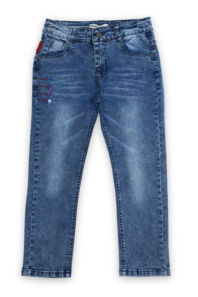 Trouser For Kids In Blue SKU: KBC-0321 Blue - Diners