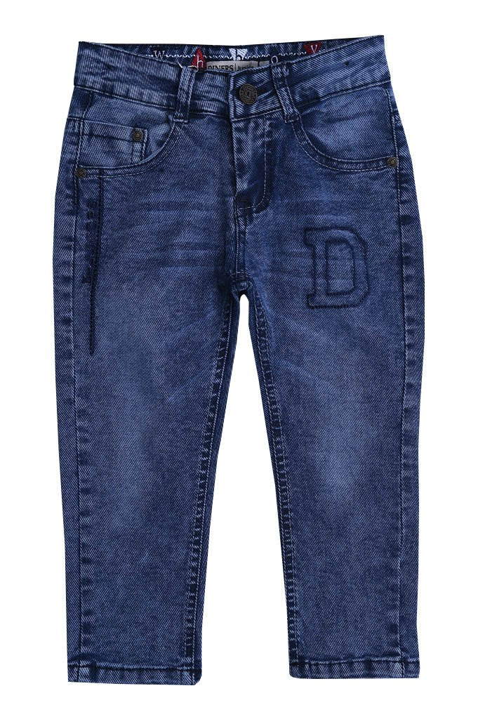 Trouser For Kids In Blue SKU: KBC-0322 Blue - Diners