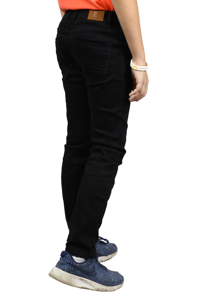 Trouser For Kids In Blue SKU: KBC-0323 BLACK - Diners