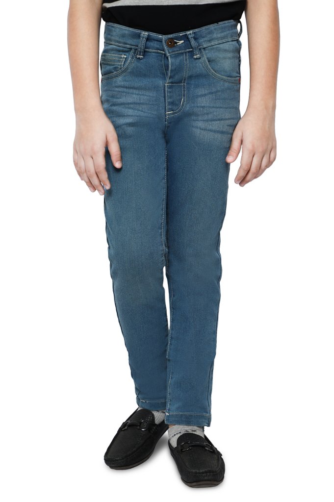 Trouser For Kids In D/Blue SKU: KBC-0328-D-BLUE - Diners