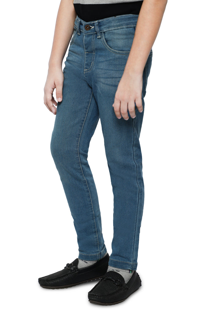 Trouser For Kids In D/Blue SKU: KBC-0328-D-BLUE - Diners