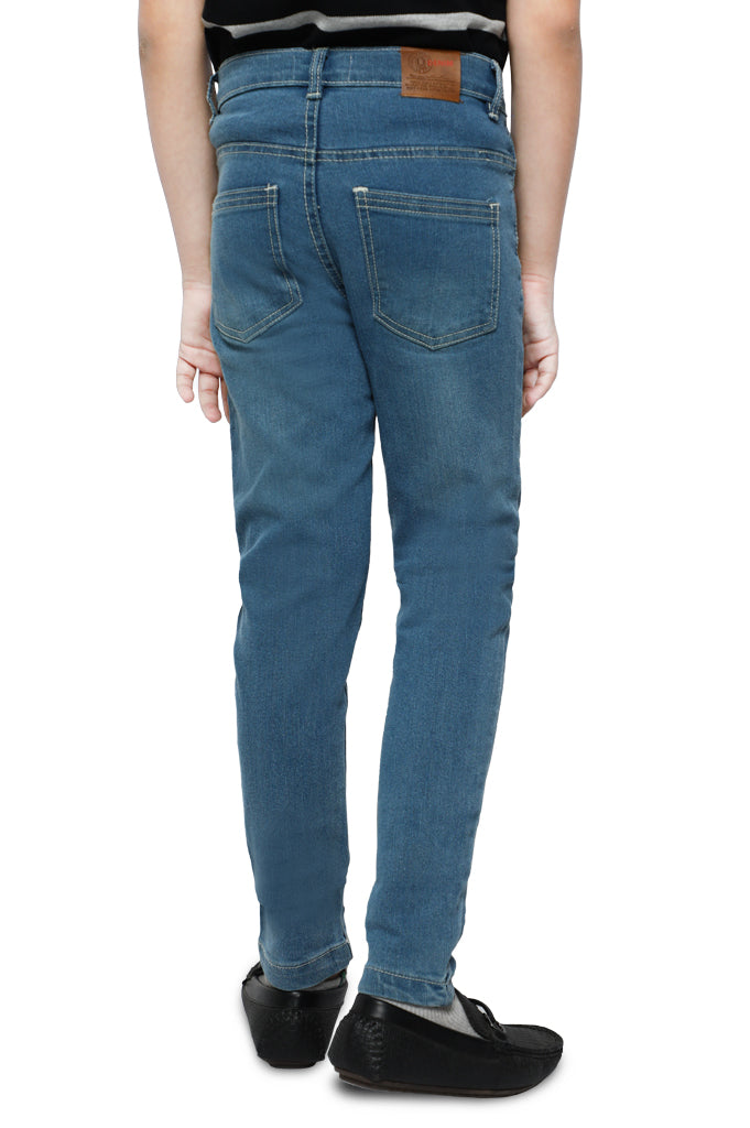 Trouser For Kids In D/Blue SKU: KBC-0328-D-BLUE - Diners