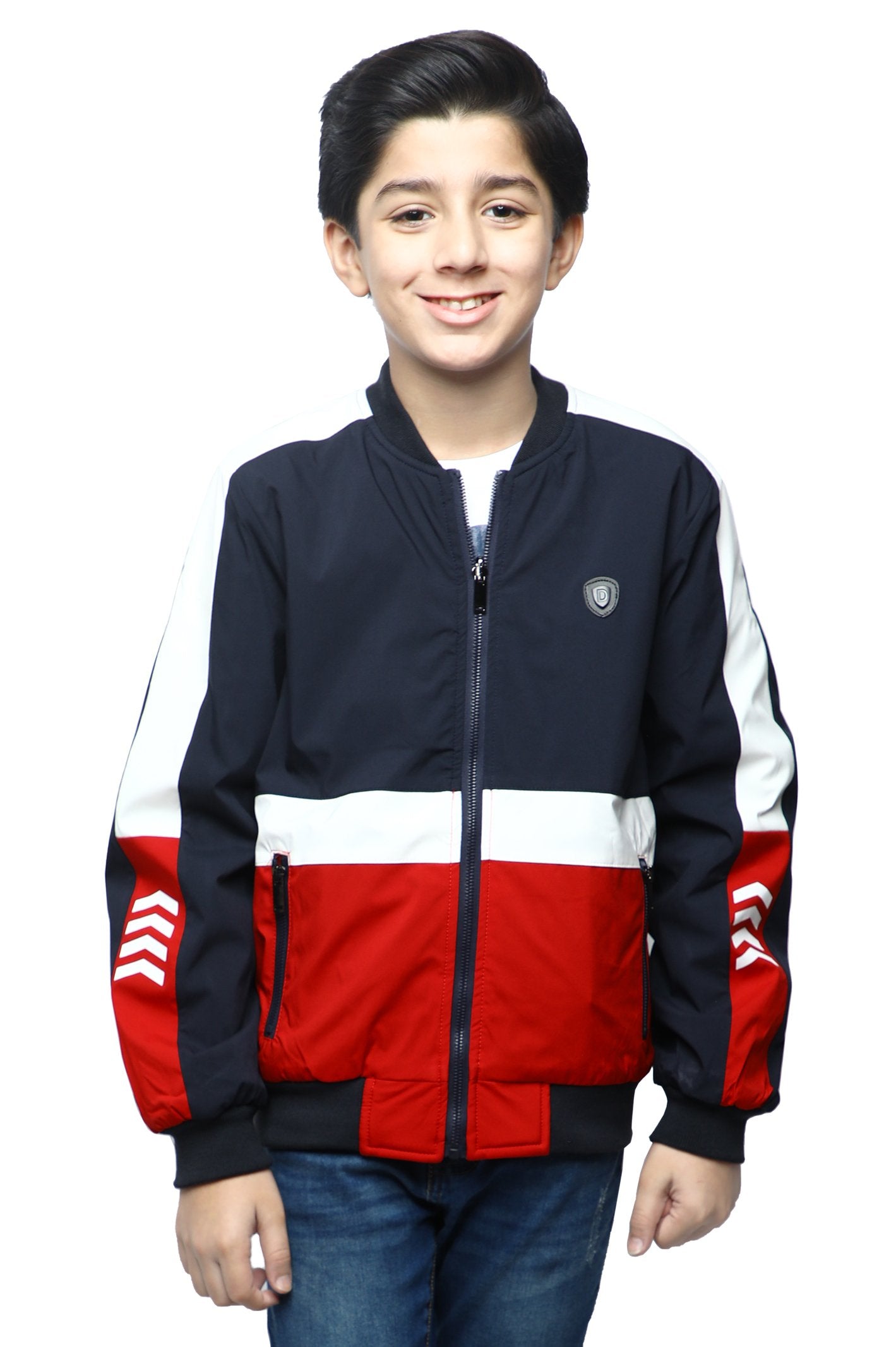 Boys Jacket In Red SKU: KBF-0046-RED (Double Sided) - Diners