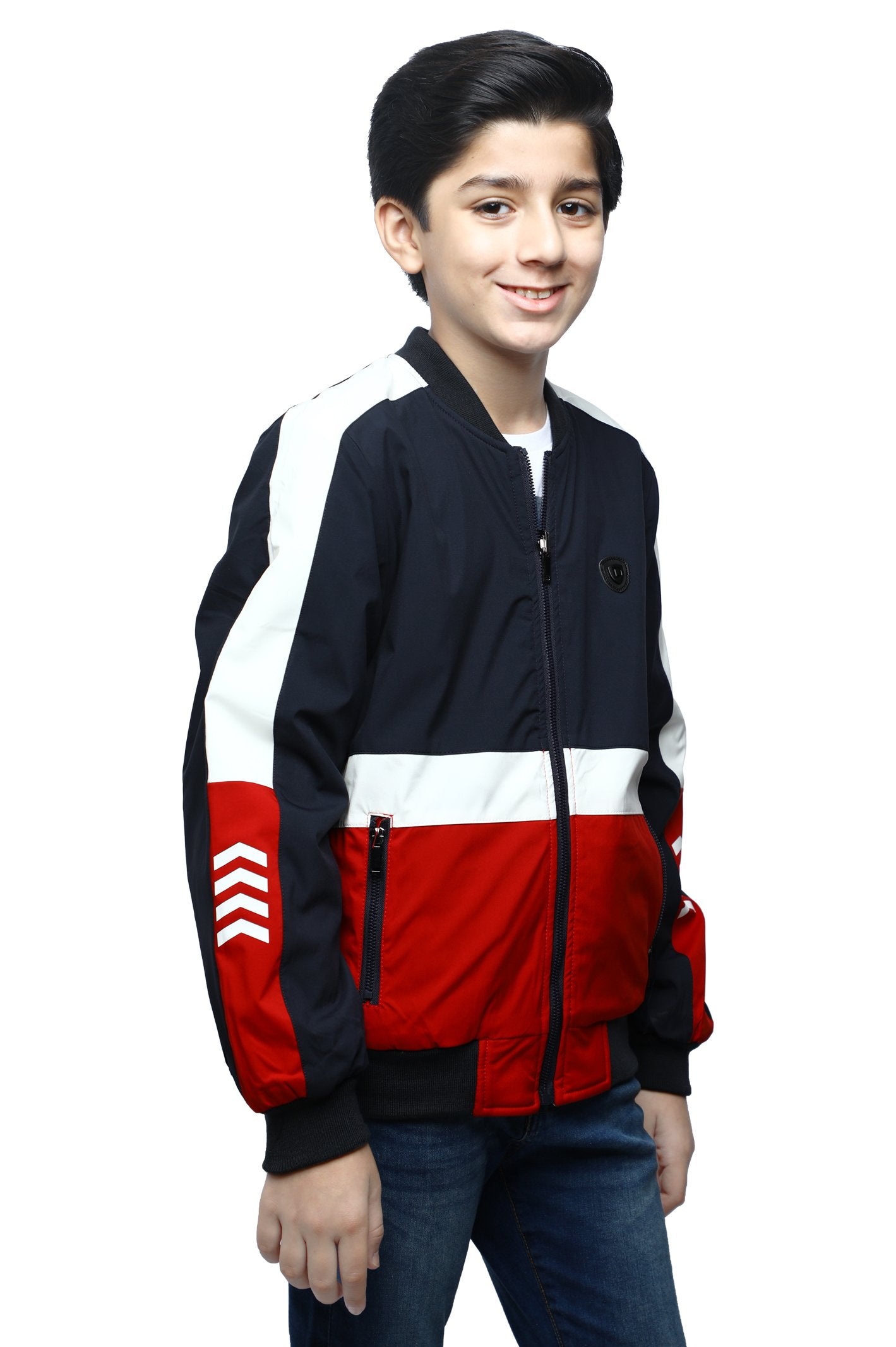 Boys Jacket In Red SKU: KBF-0046-RED (Double Sided) - Diners