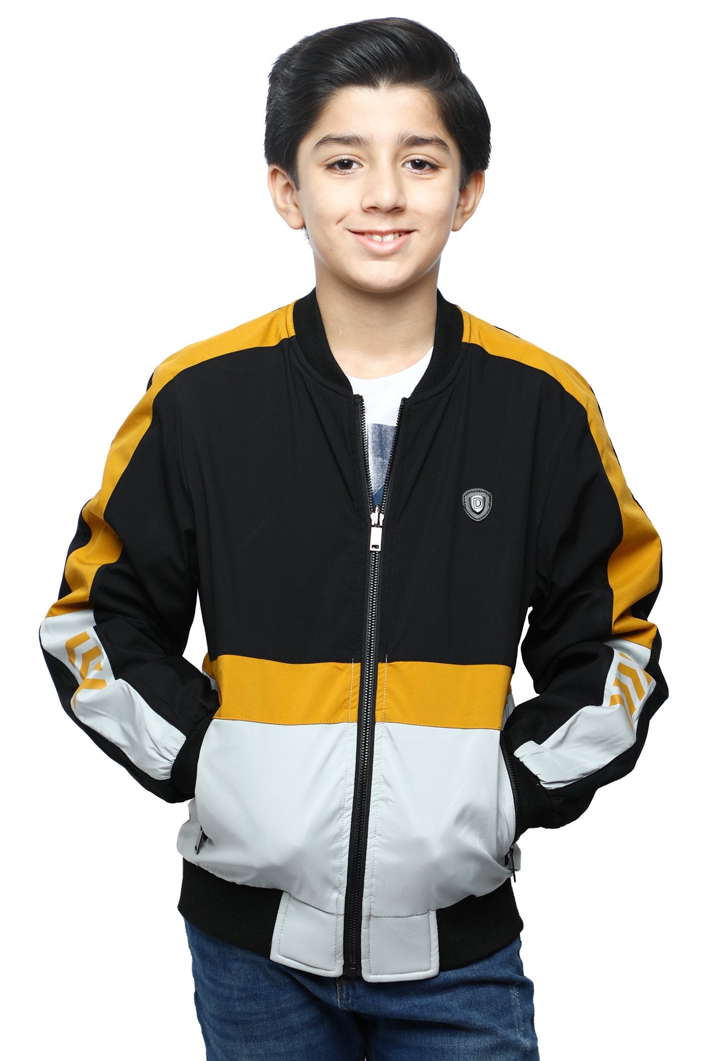 Boys Jacket In Yellow SKU: KBF-0046-YELLOW (Double Sided) - Diners